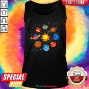 Good Universe Planets Gift Idea Science Lover Astronomy Tank Top- Design by handstee.com