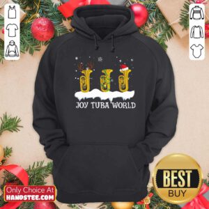 Joy Tuba World Christmas Hoodie- Design By Handstee.com