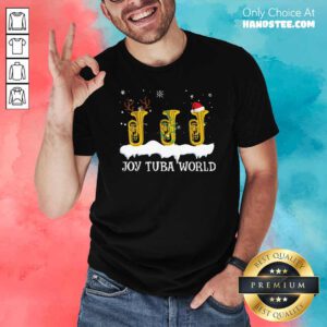 Joy Tuba World Christmas Shirt- Design By Handstee.com