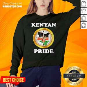 Nice Kenya Kenyan Pride Sweatshirt - Design by handstee.com