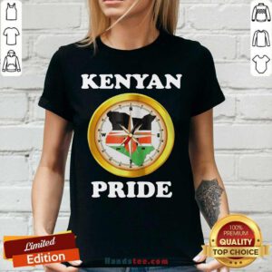 Nice Kenya Kenyan Pride V-neck - Design by handstee.com