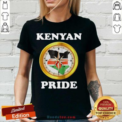 Nice Kenya Kenyan Pride V-neck - Design by handstee.com