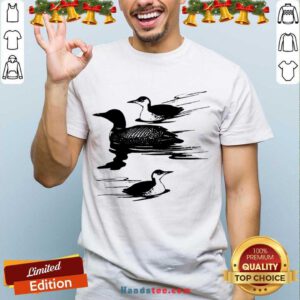 Loons Beautiful Birds Freshwater Lake Birds Shirt- Design By Handstee.com