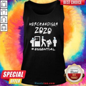 Nice Merchandiser 2020 Essential Coronavirus Tank Top - Design by handstee.com