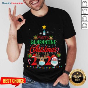 Merry Quarantine Christmas 2020 Pajamas Family Matching Xmas Shirt- Design By Handstee.com
