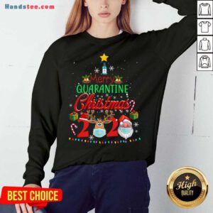 Merry Quarantine Christmas 2020 Pajamas Family Matching Xmas Sweatshirt- Design By Handstee.com
