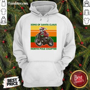 Nice Motorcycle Sons Of Santa Claus North Pole Chapter Christmas Hoodie - Design by handstee.com