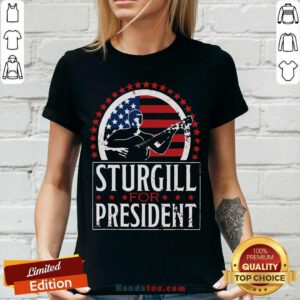 Sturgill For President V-neck- Design By Handstee.com