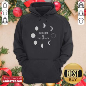 Nice Sunlight is for Plants Grunge Goth Gothic Emo Girls Hoodie - Design by handstee.com