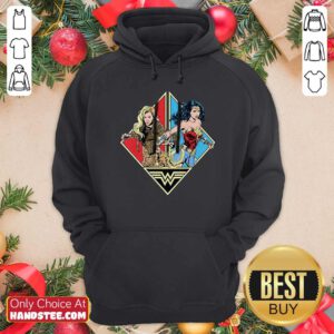 Nice Wonder Woman 1984 Cartoon Hoodie - Design by handstee.com