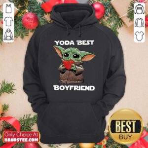 Official Baby Yoda Hug Heart Best Boyfriend Hoodie - Design by handstee.com