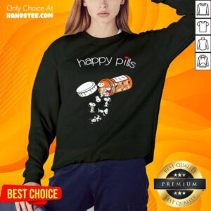 Official Happy Pills Snoopy Sweatshirt - Design by handstee.com
