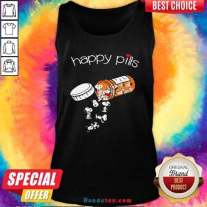 Official Happy Pills Snoopy Tank top - Design by handstee.com