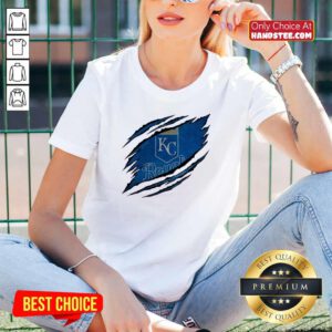 Official Kansas City Royal V-neck - Design by handstee.com