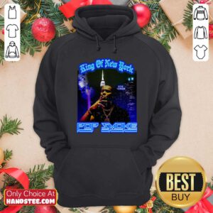 Official King Of New York Pop Smoke Black Hoodie - Design by handstee.com