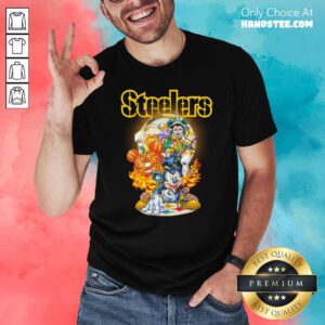 Mickey Mouse Pumpkin Pittsburgh Steelers Halloween Shirt- Design By Handstee.com