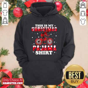 Official Mountain Biking This Is My Christmas Pajama Hoodie - Design by handstee.com