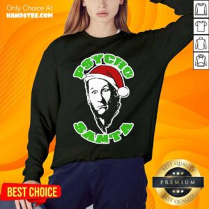 Psycho Santa Christmas Sweatshirt- Design By Handstee.com