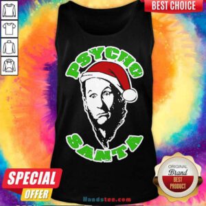 Psycho Santa Christmas Tank-Top- Design By Handstee.com