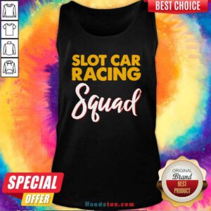 Official Slot Car Racing Squad Tank Top- Design by handstee.com