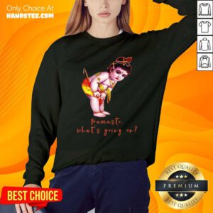 Official Spiritual Hindu God Krishna Meditation Sweatshirt- Design by handstee.com