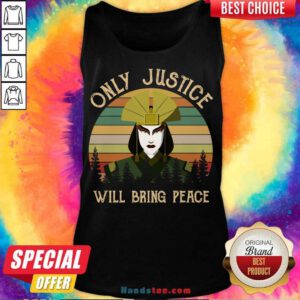 Avatar Kyoshi Only Justice Will Bring Peace Vintage Tank-Top Design By Handstee.com