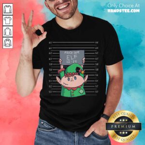 Elf Mugshot Funny Christmas Elves Police Officer Policemen Shirt- Design By Handstee.com