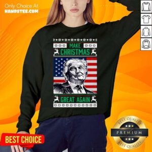 Family Matching Christmas Pajamas Donald Trump Xmas Sweatshirt- Design By Handstee.com