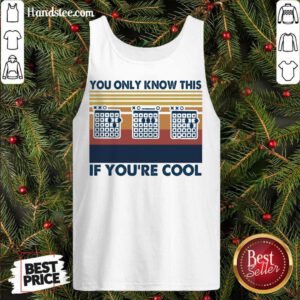 Guitar You Only Know This If You’re Cool Vintage Retro Tank-Top- Design By Handstee.com