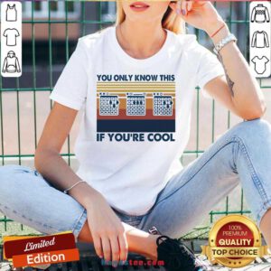 Guitar You Only Know This If You’re Cool Vintage Retro V-neck- Design By Handstee.com