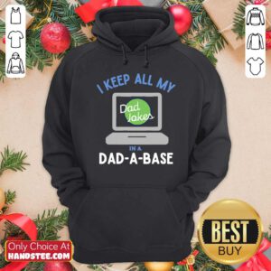 I Keep All My Dad Jokes In A Dad A Base Dad Jokes Hoodie- Design By Handstee.com