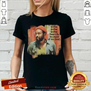 Marvin Gaye Black Lives Matter V-neck Design By Handstee.com