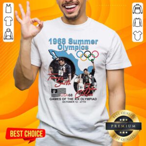 Tommie Smith John Carlos 1968 Summer Olympics Games Of The XIX Olympiad Shirt- Design By Handstee.com