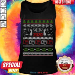 Ugly Christmas Sweater 2020 Toilet Paper Pandemic Funny Xmas Gifts Tank-Top- Design By Handstee.com