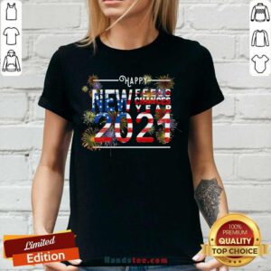 Happy New Feels Chances Year 2021 V-neck- Design By Handstee.com