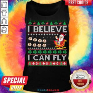 I Believe I Can Fly Christmas Gift Tank-Top-Design By Handstee.com