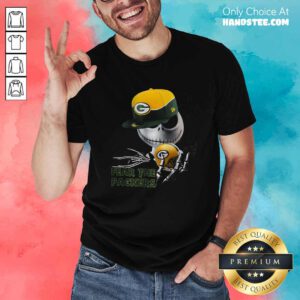Jack Skellington Fear The Green Bay Packers Shirt- Design By Handstee.com