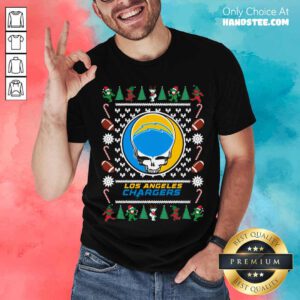 Los Angeles Chargers Grateful Dead Ugly Christmas Shirt- Design By Handstee.com