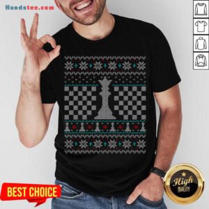 Queen Chess Piece Ugly Christmas Sweater Design Shirt- Design By Handstee.com