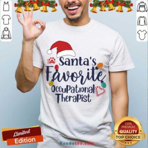 Santa’s Favorite Occupational Therapist Shirt- Design By Handstee.com