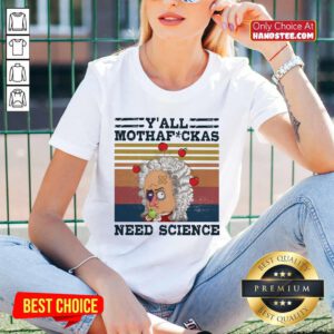 Y’all Mothafckas Need Science Vintage V-neck- Design By Handstee.com