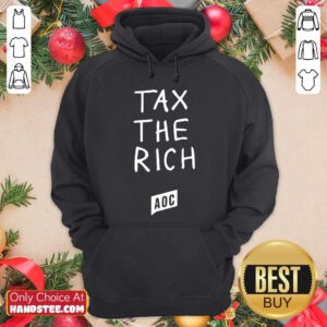 Premium Aoc Tax The Rich Hoodie - Design by handstee.com