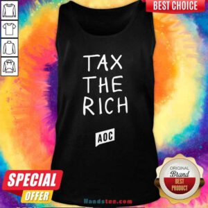 Premium Aoc Tax The Rich Tank Top - Design by handstee.com