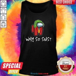 Premium Good Among Us Why So Sus Tank Top - Design by handstee.com