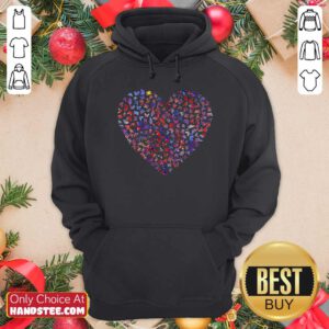 Premium Heart Butterfly Hoodie - Design by handstee.com