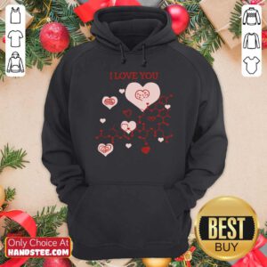 Premium I Love You Oxytocin Hormone Hoodie- Design by handstee.com