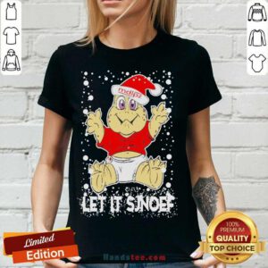 Let It Sjef Mdlz Christmas V-neck- Design By Handstee.com