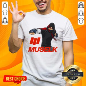 Premium Muselk Punch Red Shirt - Design by handstee.com