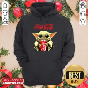 Star Wars Baby Yoda Hugs Coca Cola Soft Drink HoodieDesign By Handstee.com