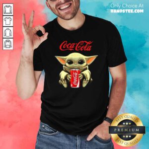 Star Wars Baby Yoda Hugs Coca Cola Soft Drink Shirt- Design By Handstee.com